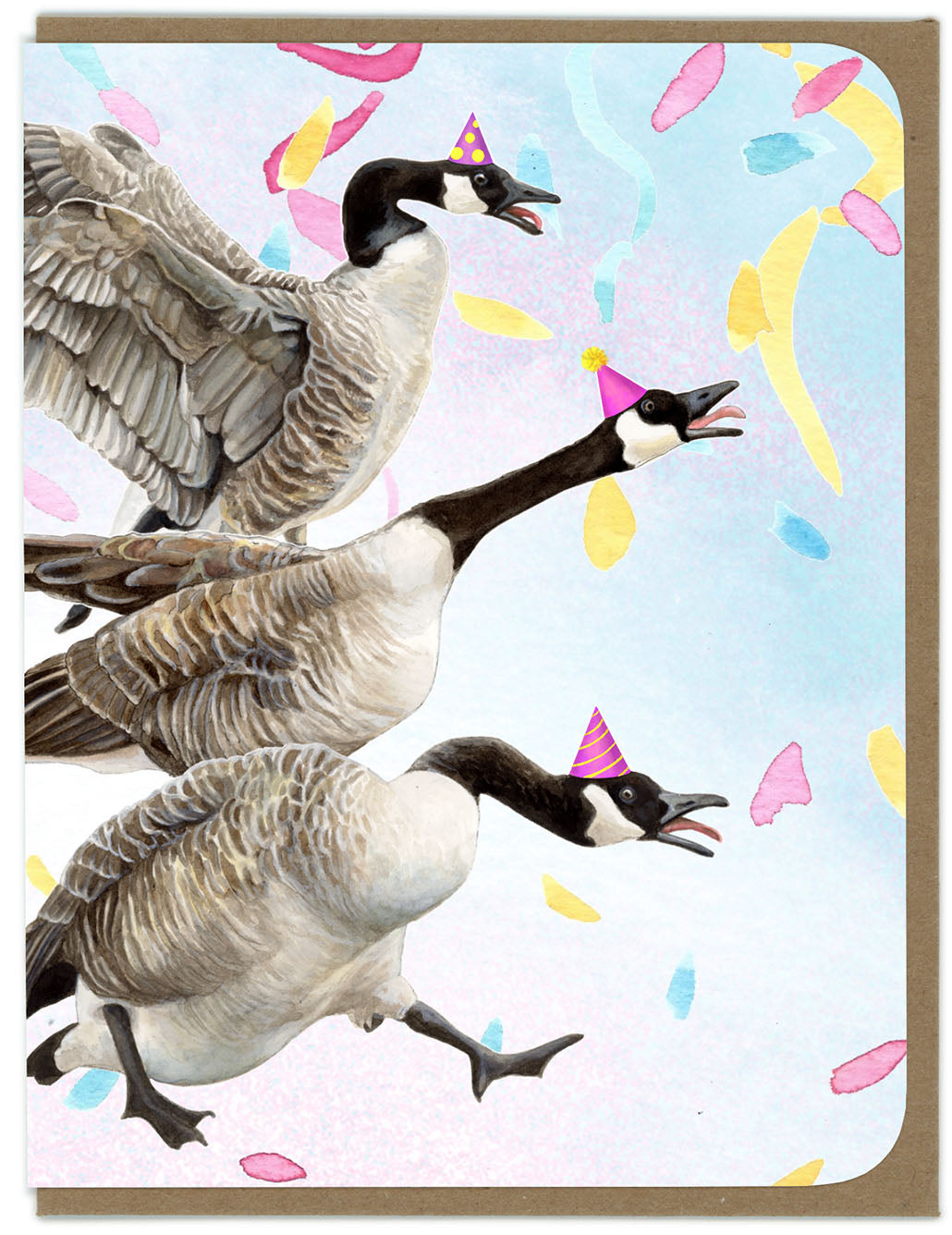 BIRTHDAY - Canadian Geese - Greeting Card