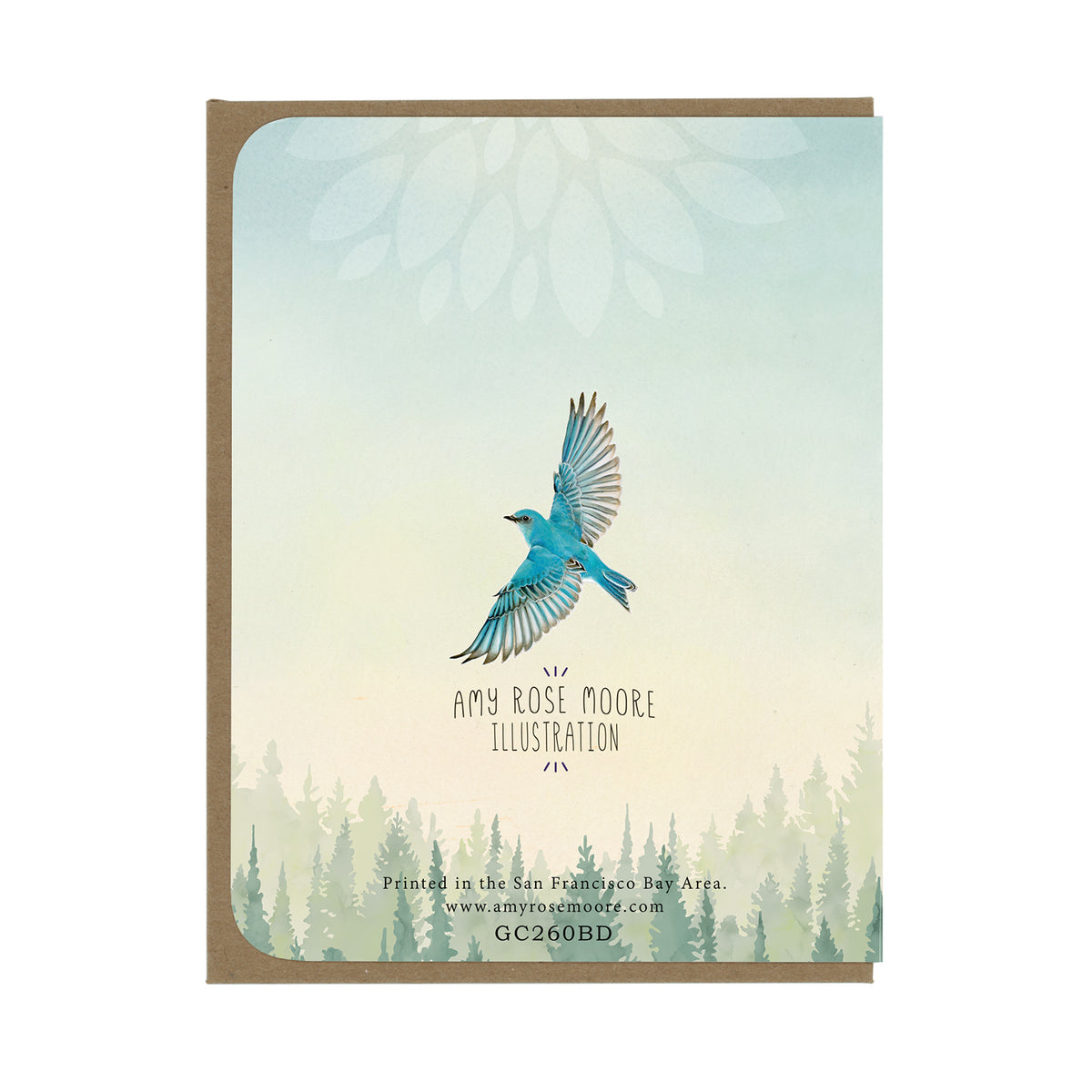 BIRTHDAY - Western Bluebird - Greeting Card