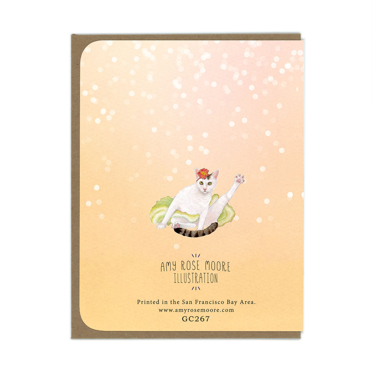 Ballerina Cat - Greeting Card