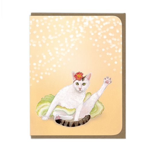 Tiny Dancer Cat - Greeting Card