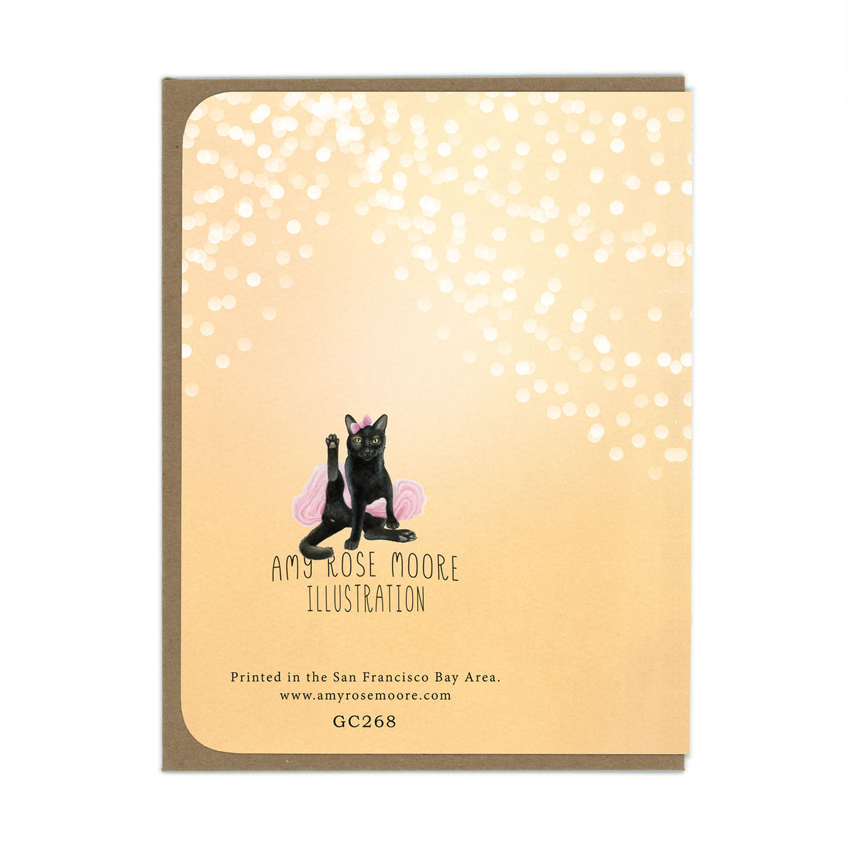Tiny Dancer Cat - Greeting Card