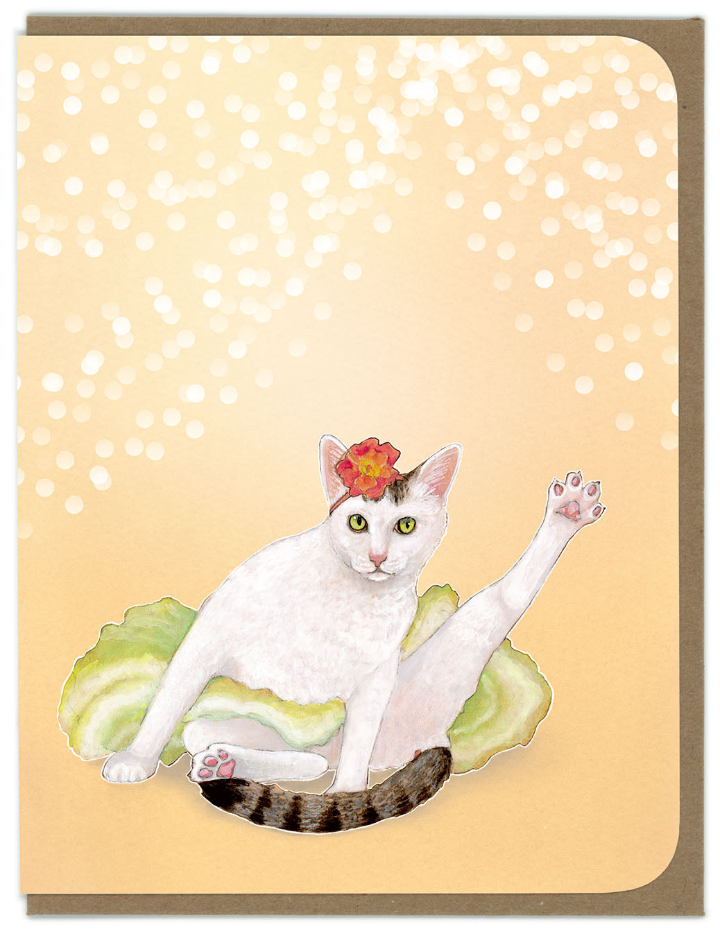 Tiny Dancer Cat - Greeting Card