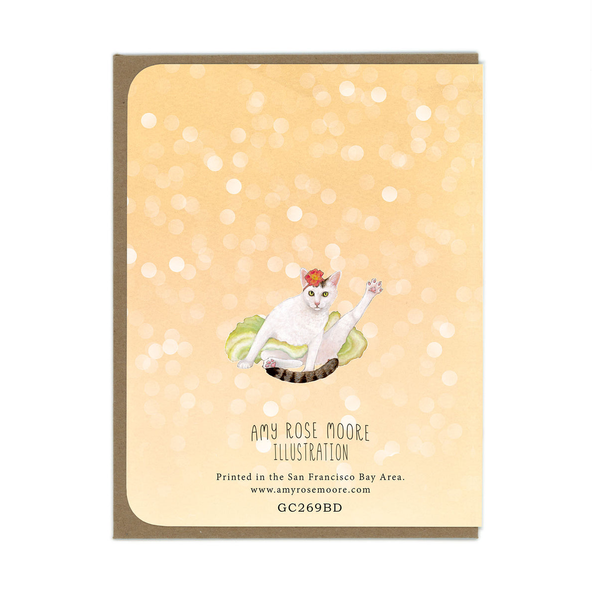 BIRTHDAY - THEE Queen Cat - Greeting Card