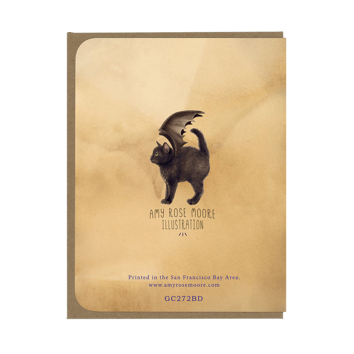 BIRTHDAY - Spooky Cat - Greeting Card