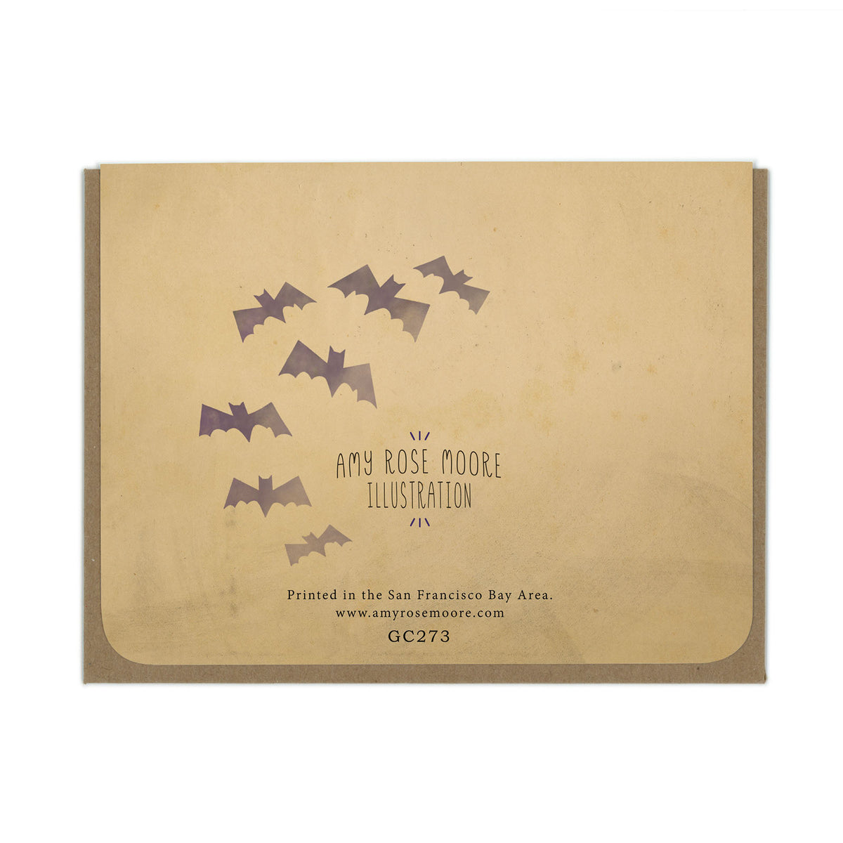 Tiny Bat Cat - Greeting Card