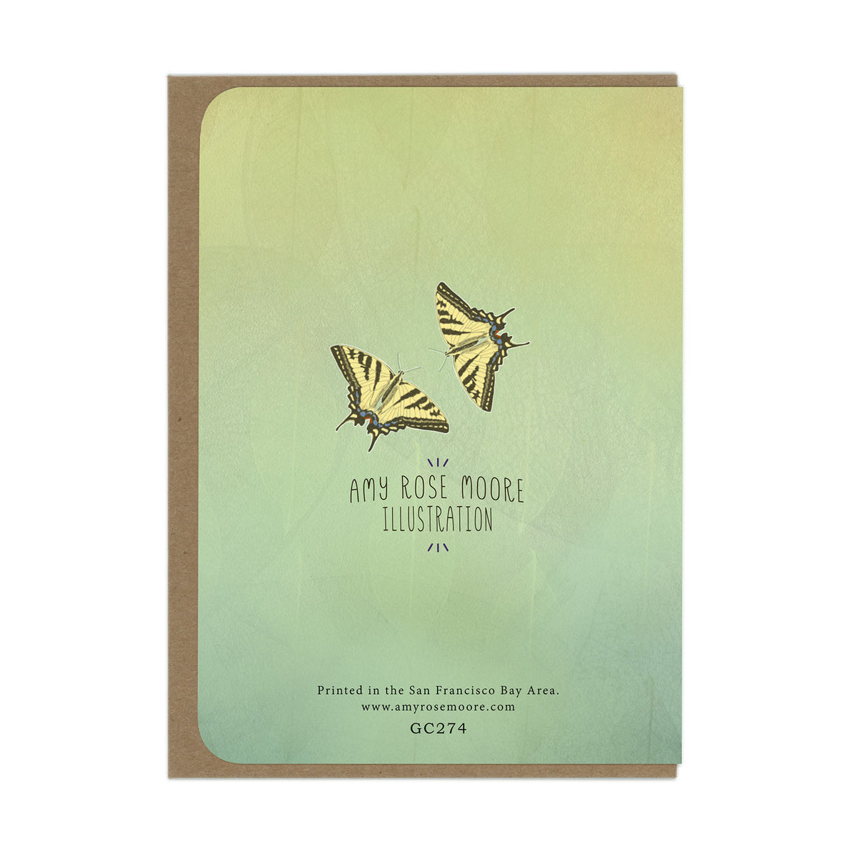 Fawn and Ferns - Baby Deer - Greeting Card