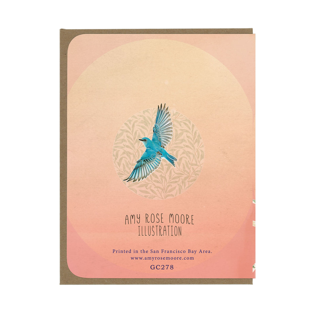 White Crowned Sparrows and Love Song - Greeting Card