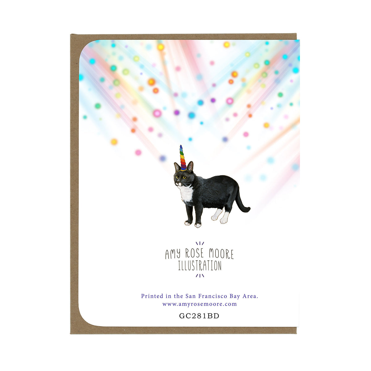 BIRTHDAY - Rainbow Lion Heart - Greeting Card