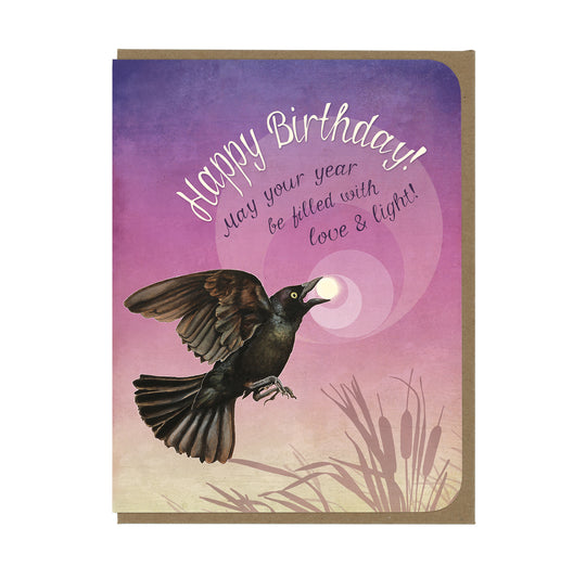 BIRTHDAY - Blackbird - Greeting Card