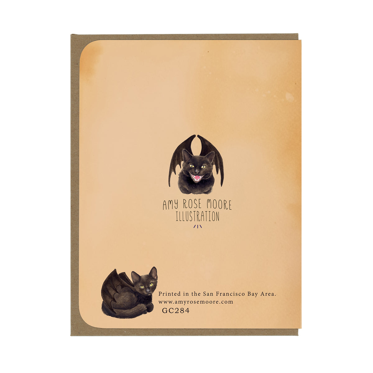 Bat Kittens All Over the Place - Greeting Card