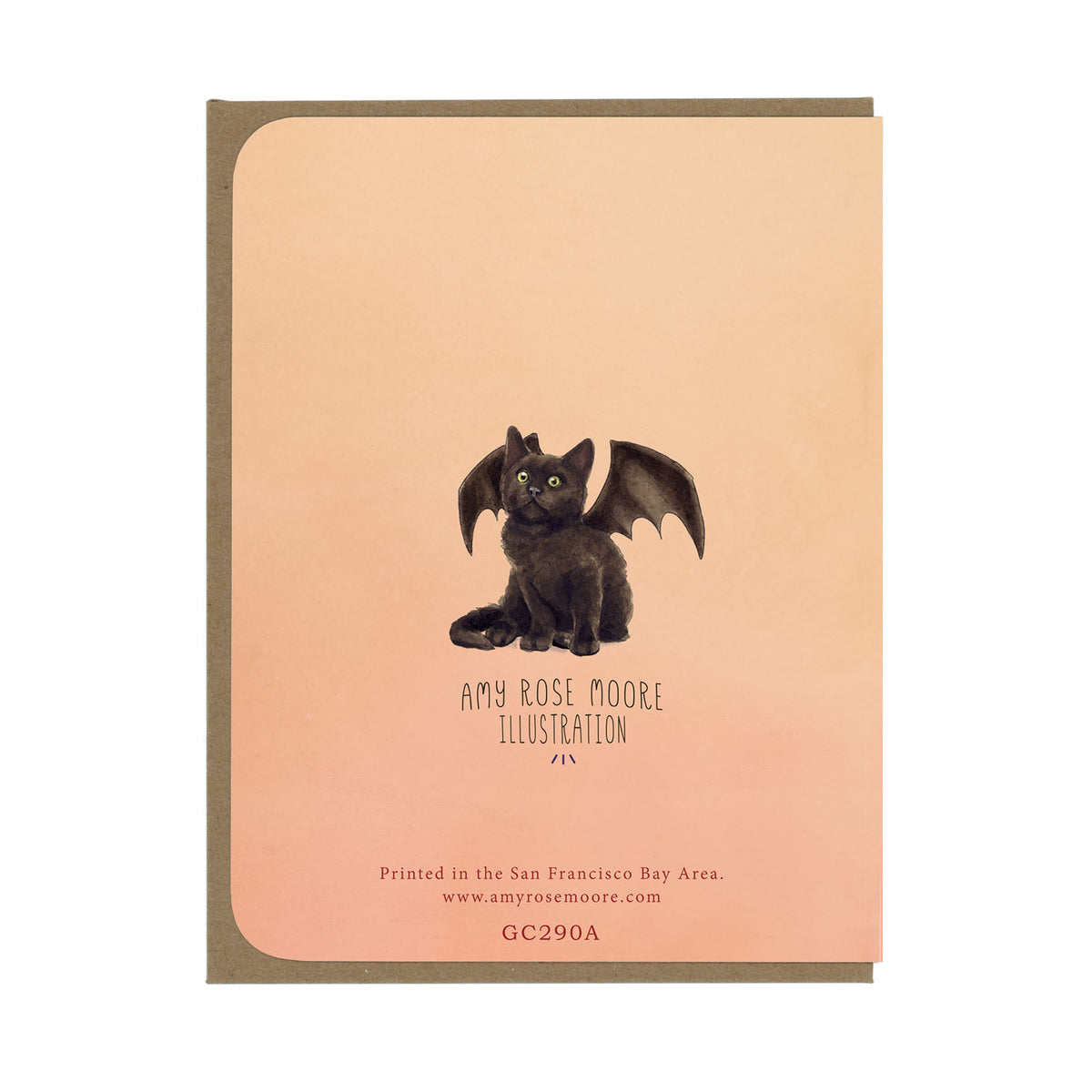 Love - The Love Boop - Bat Kittens - Greeting Card
