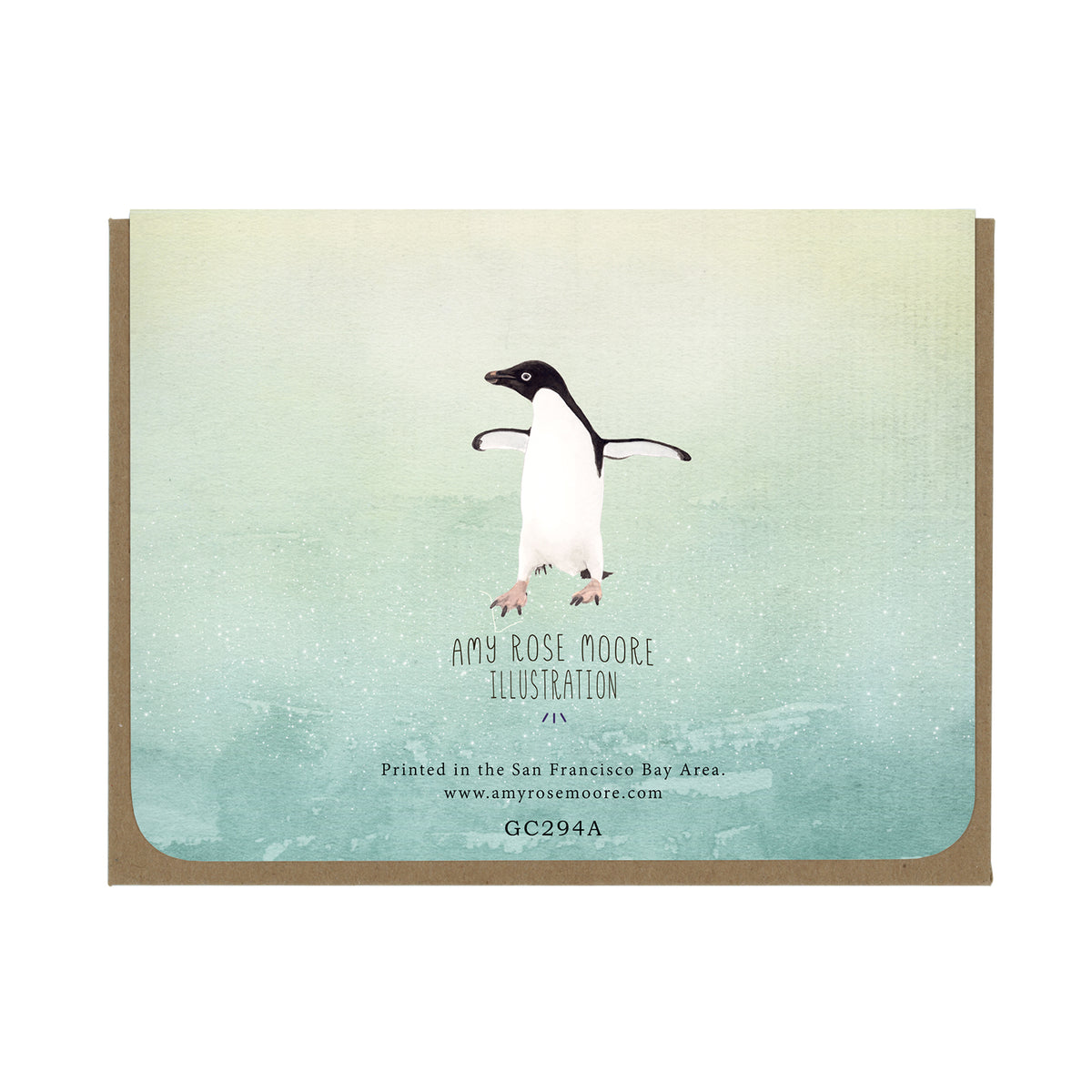 Encouragement - In this Together Penguins - Greeting Card