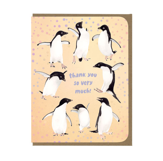 Thank You Penguins - Greeting Card