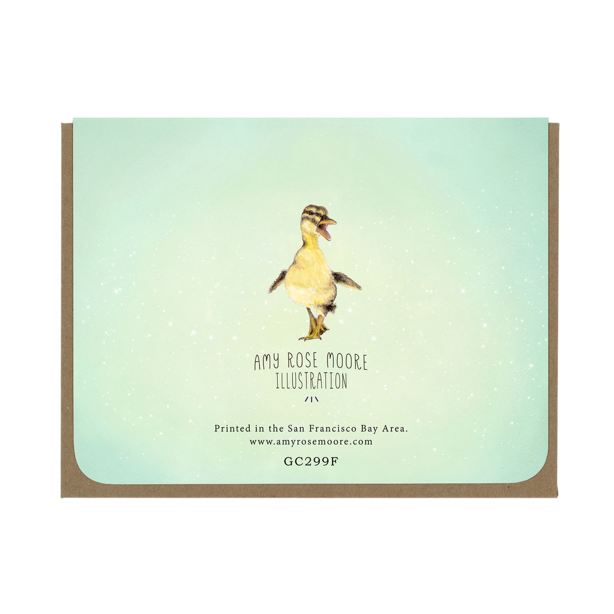 Mallard Dad and Duckling - Love You Dad - Greeting Card