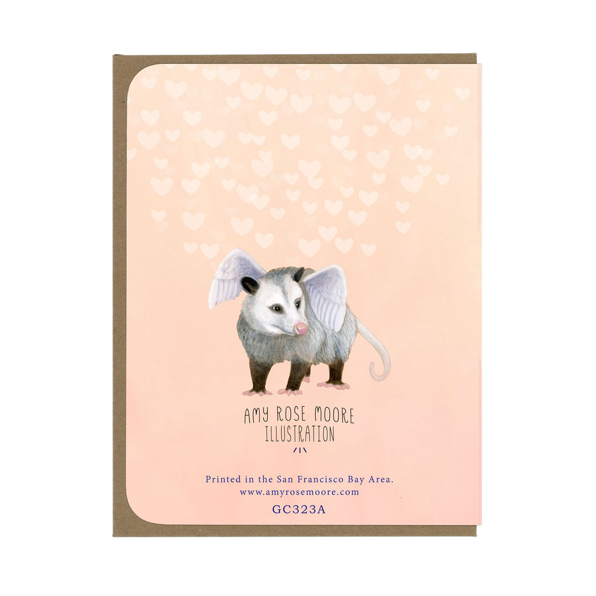 Love - Hugs and Hisses Possum - Greeting Card