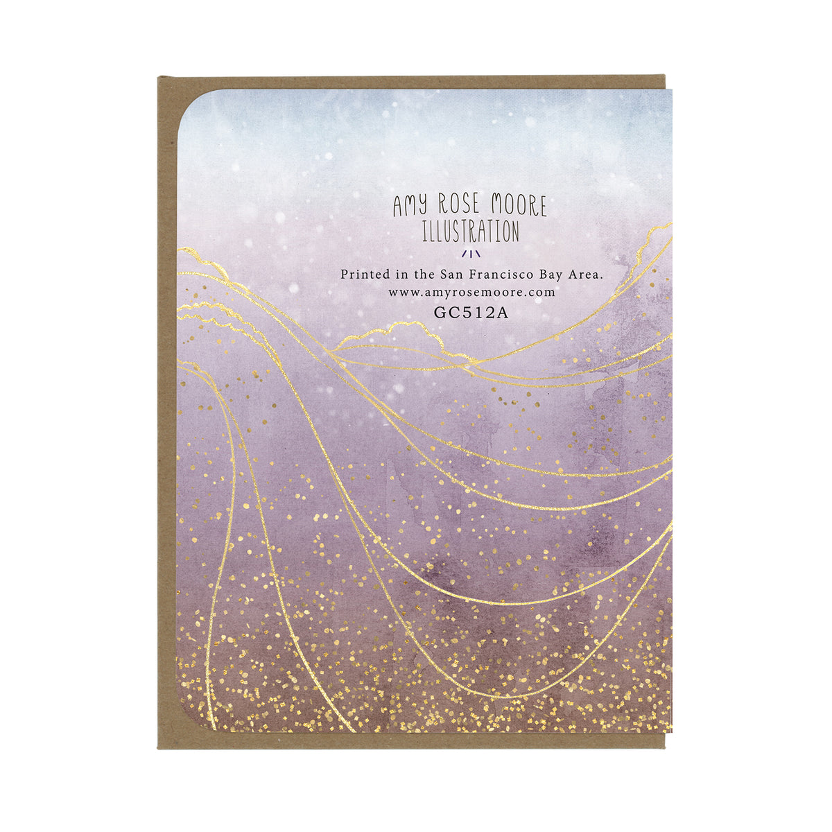 Winter Scene - Orca Whale - Greeting Card