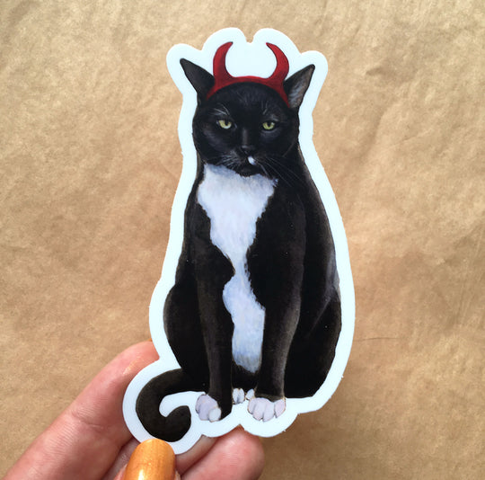 Cat Devil - Sticker