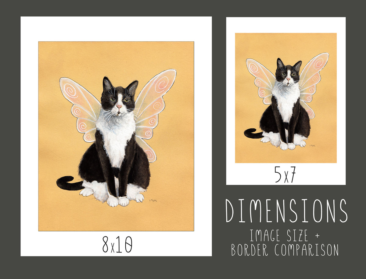 Fairy Princess Cat Print