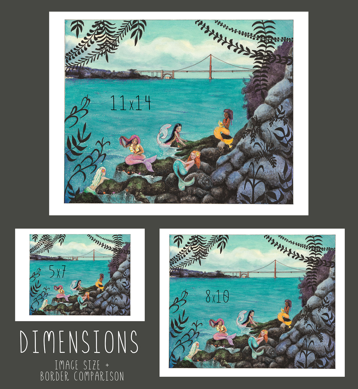 Mermaid Lagoon San Francisco Print