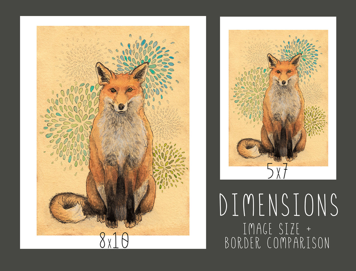 Red Fox Print