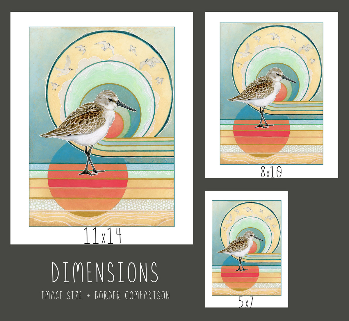 Western Sandpiper #2 "The Golden Place" Print