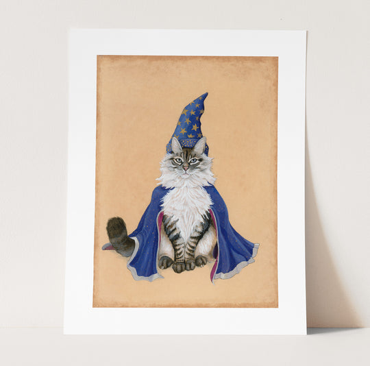 Wizard Cat Print