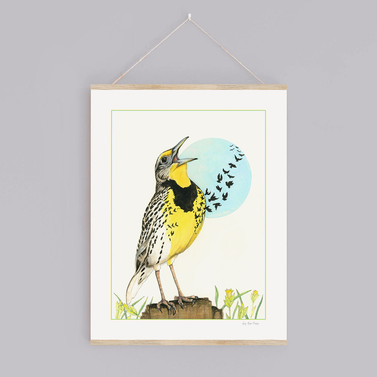 Western Meadowlark Print