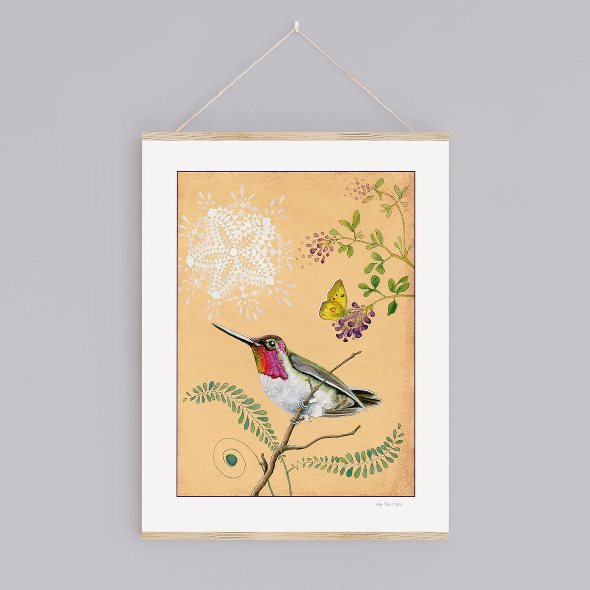 Anna's Hummingbird Print