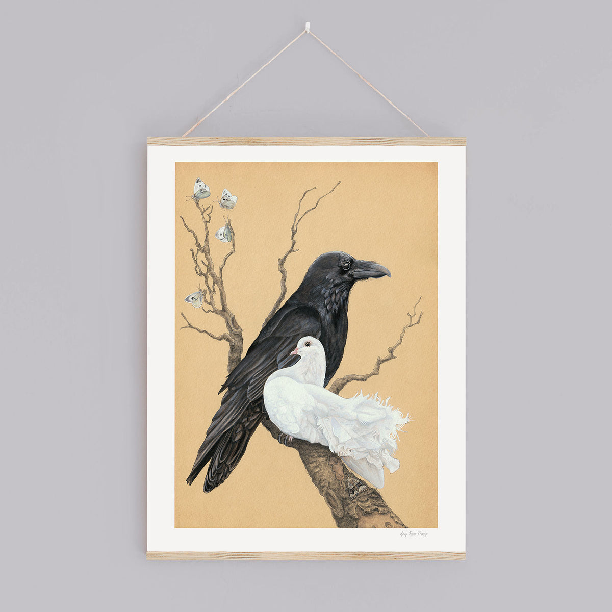 Raven and Dove Print - Wholesale