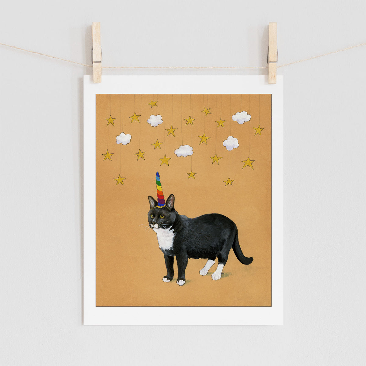 Unicorn Cat Print