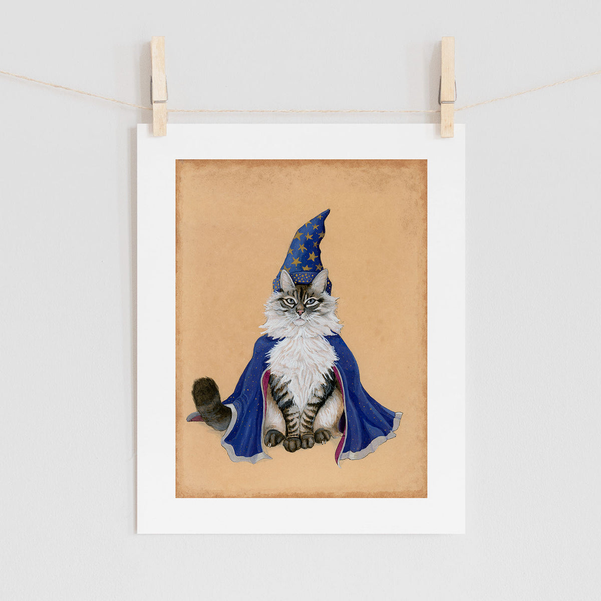 Wizard Cat Print