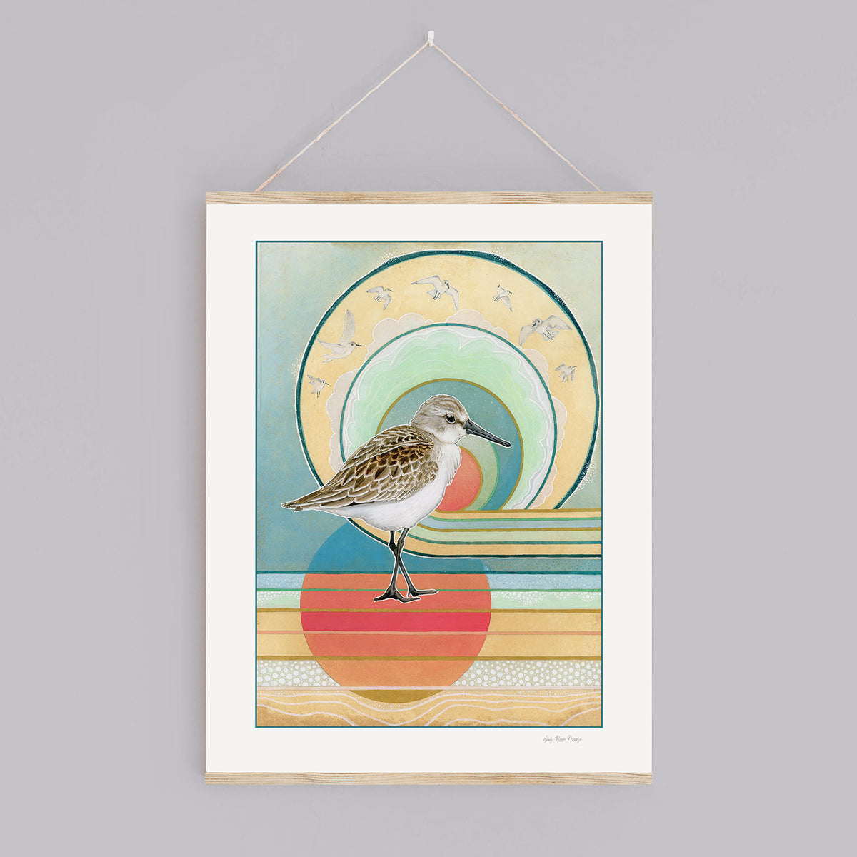 Western Sandpiper #2 "The Golden Place" Print