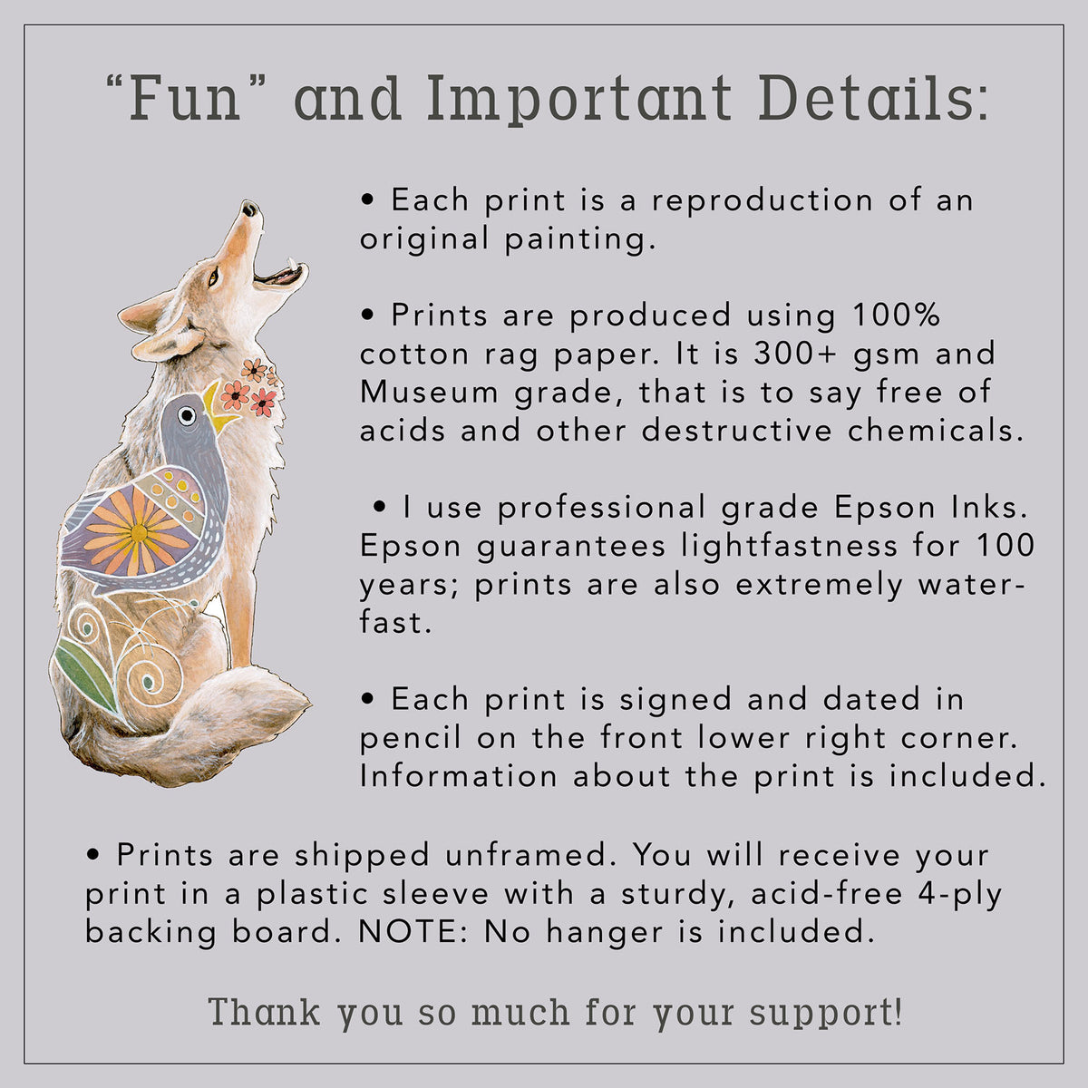 Raven and Dove Print - Wholesale