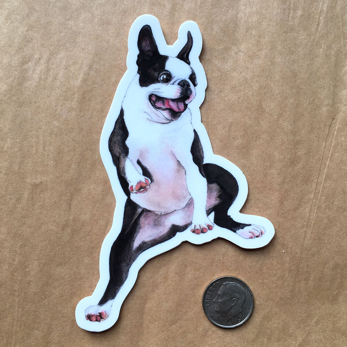 Boston Terrier Dog - Sticker