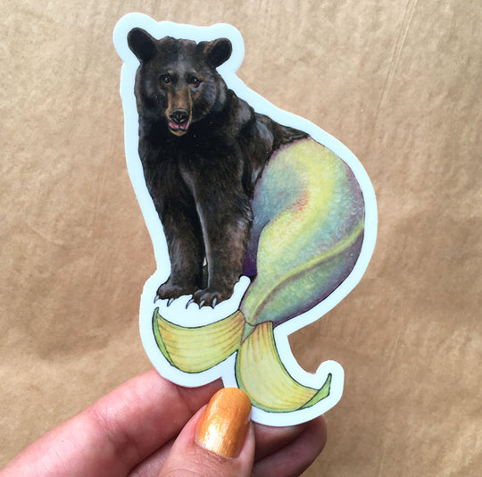 Bear Mermaid - Sticker