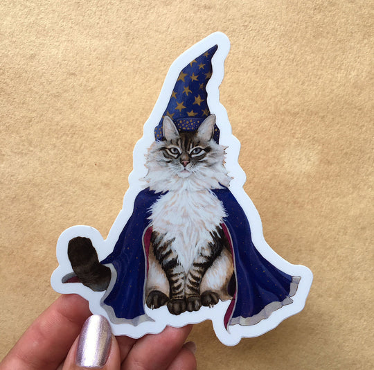 Wizard Cat - Sticker