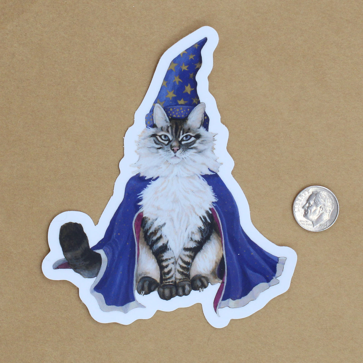 Wizard Cat Sticker - Wholesale