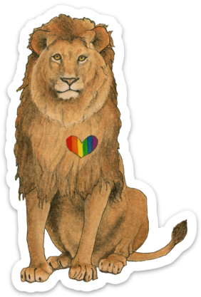 Lion Heart - Sticker