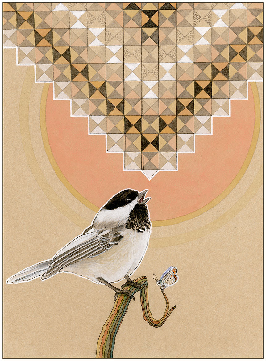 Black-capped Chickadee Print