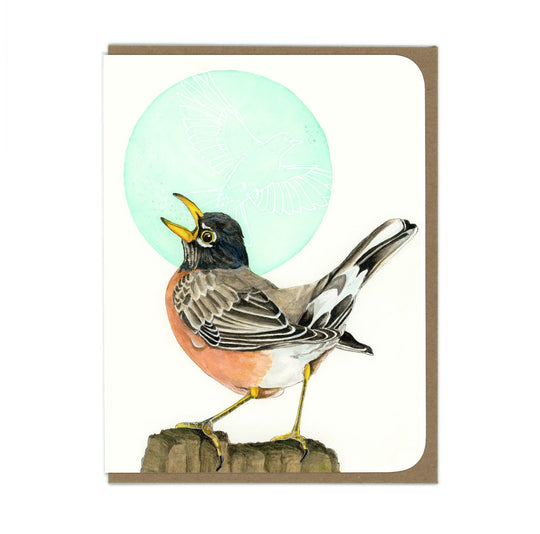 American Robin - Greeting Card