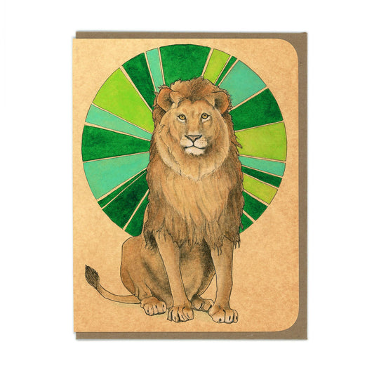 Lion - Greeting Card