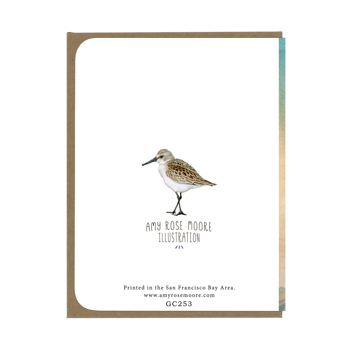 Great Blue Heron & Misty Morning -  Greeting Card