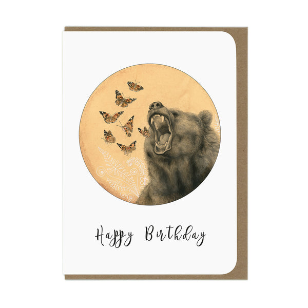 Birthday Card - Bear Roar - Wholesale
