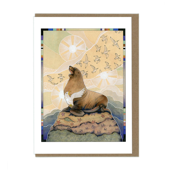 Sea Lion - Greeting Card