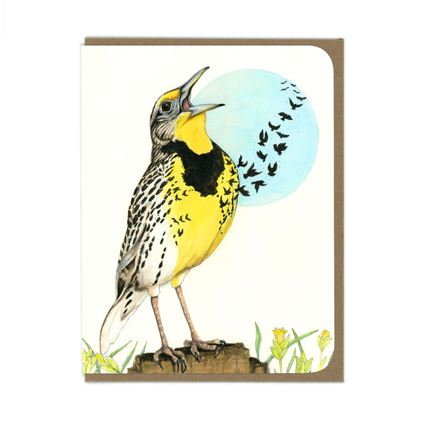 Western Meadowlark Card - Wholesale