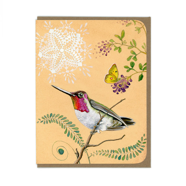 Anna's Hummingbird Card - Wholesale