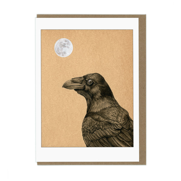 Raven and Moon Card - Wholesale