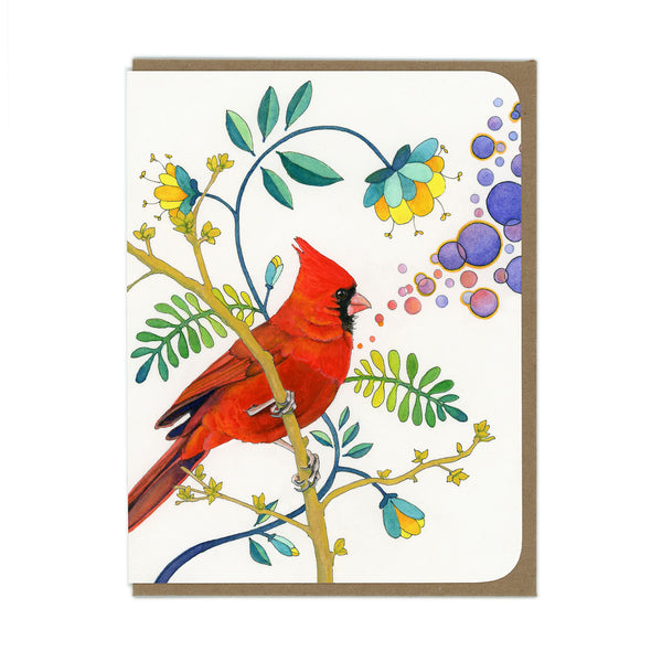 Red Cardinal Card - Wholesale