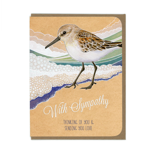 Sympathy Card - Sandpiper - Wholesale