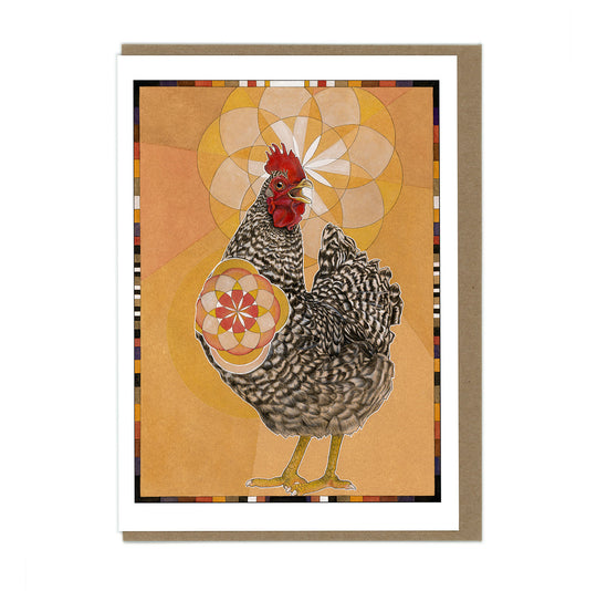 Speckled Chicken - Greeting Card